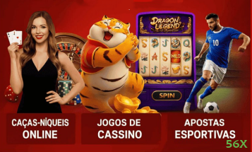 Imagem promocional dos jogos de lottery da 56x